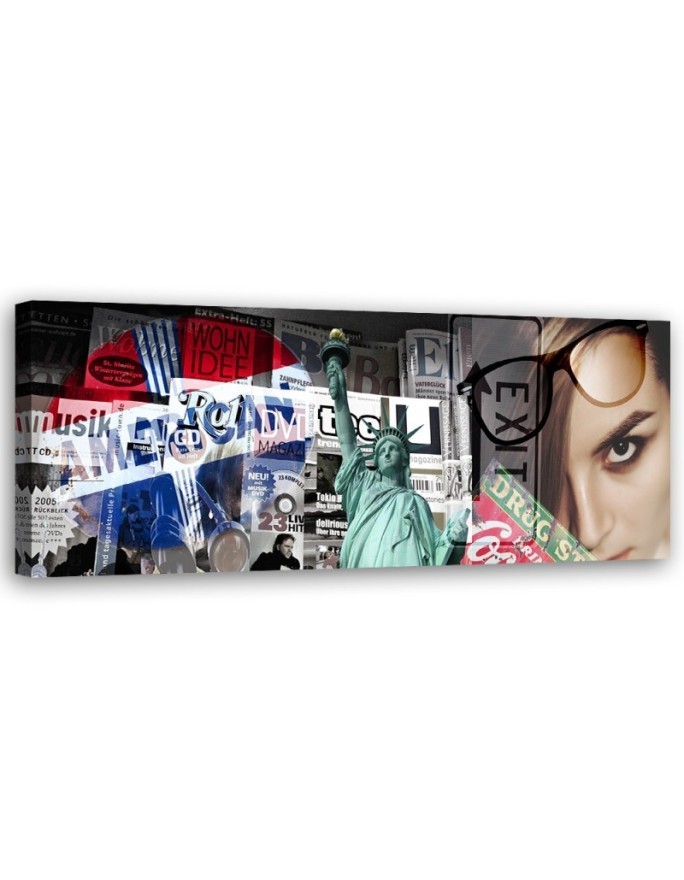 Collage new york - Decorative painting for wall | FEEBY
