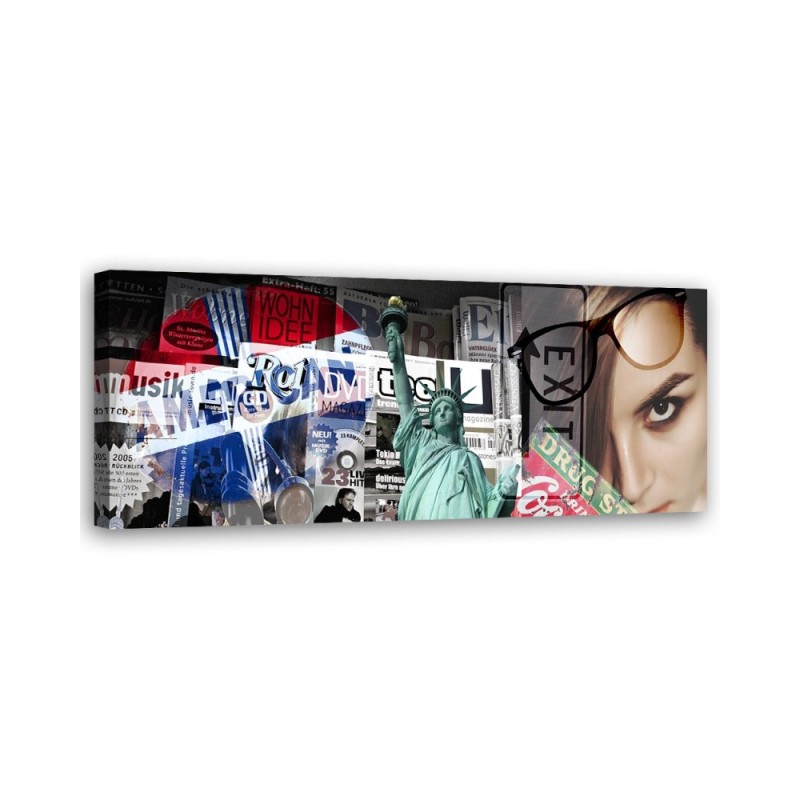 Collage new york - Decorative painting for wall | FEEBY