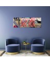 Caption living new york - Canvas print for the living room | FEEBY