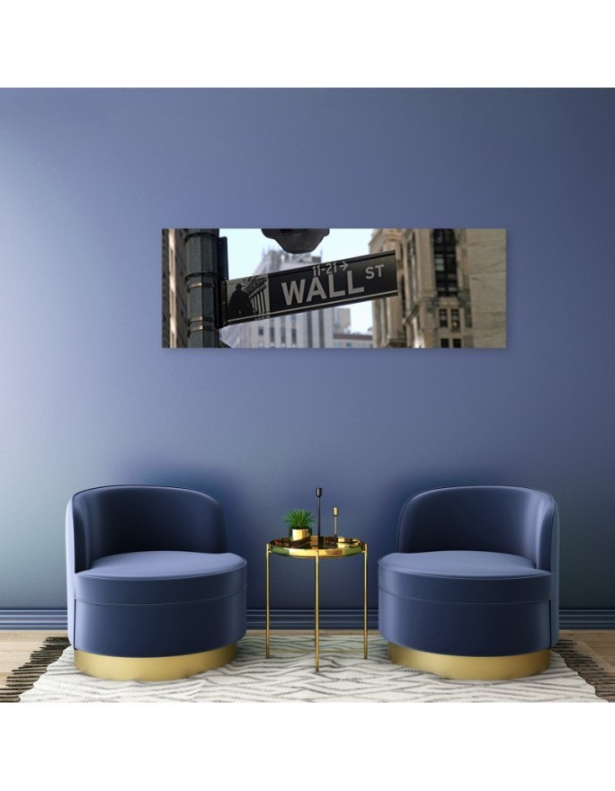 Wall street - Canvas print for the bedroom | FEEBY
