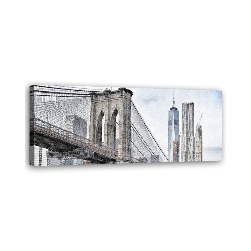 Brooklyn bridge - Modern painting for wall | FEEBY