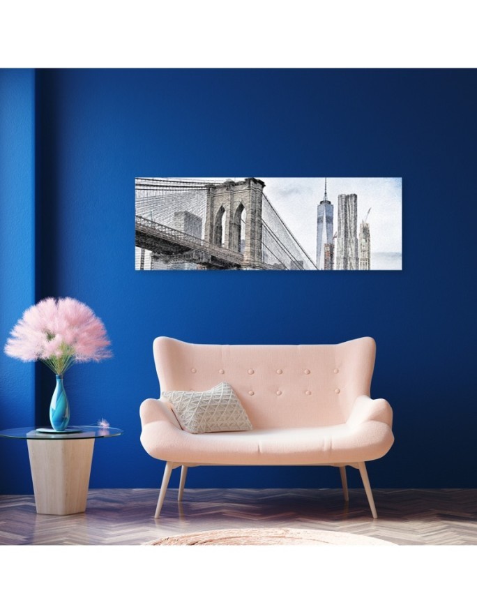 Brooklyn bridge - Modern painting for wall | FEEBY
