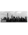 Black and white city - canvas painting on canvas | FEEBY