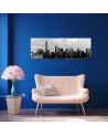 Black and white city - canvas painting on canvas | FEEBY