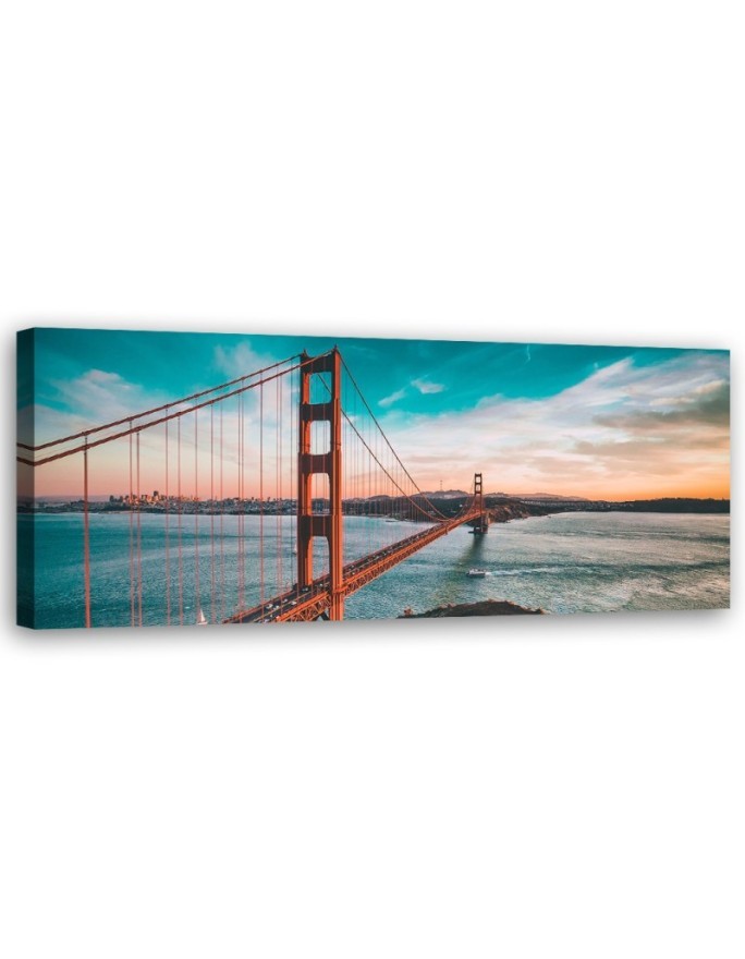 Golden gate bridge - Canvas painting | FEEBY