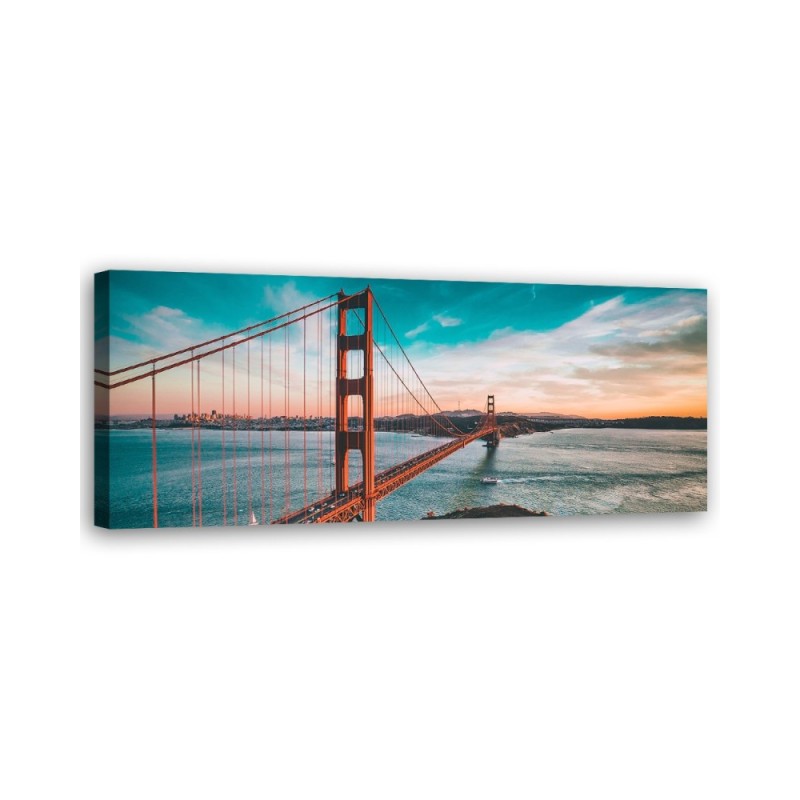 Golden gate bridge - Canvas painting | FEEBY