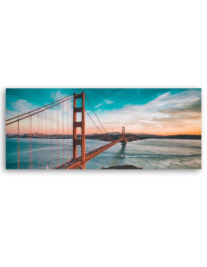 Golden gate bridge - Canvas painting | FEEBY
