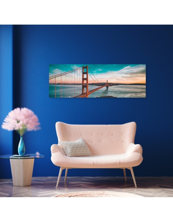 Golden gate bridge - Canvas painting | FEEBY