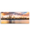 Sunset over the city - Decorative canvas picture | FEEBY