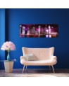 Purple cityscape - Image for a room | FEEBY