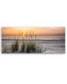 Sunset on the beach - Canvas print for the living room | FEEBY