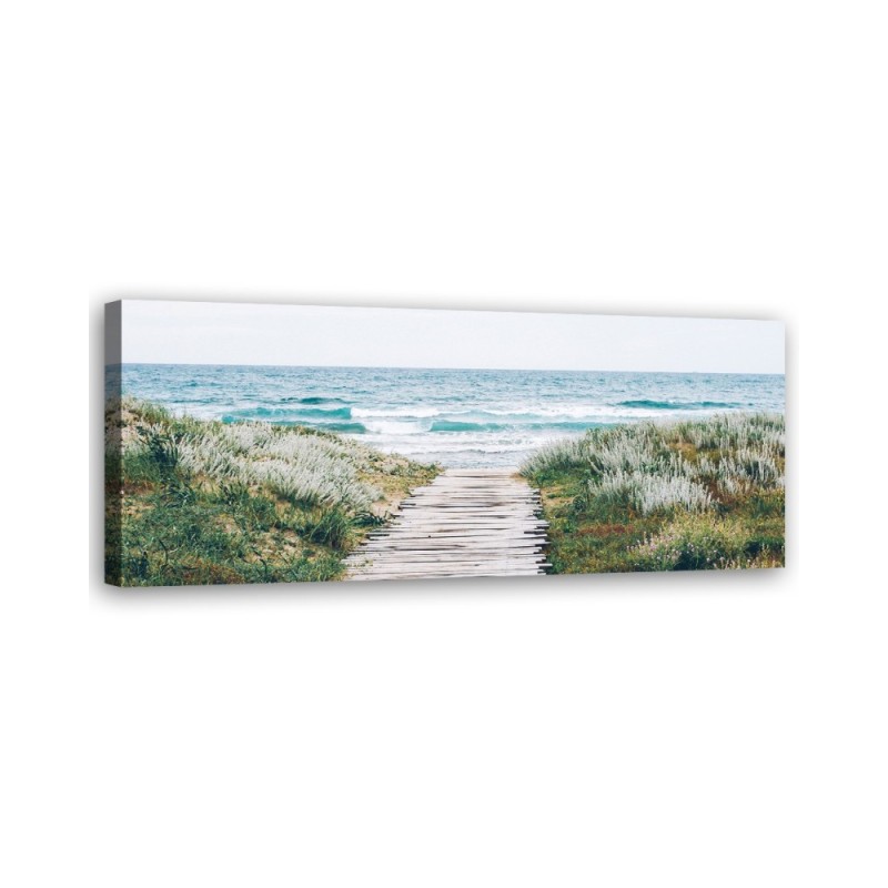 Waves over the sea - Canvas print for the bedroom | FEEBY