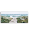 Waves over the sea - Canvas print for the bedroom | FEEBY