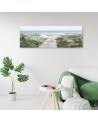 Waves over the sea - Canvas print for the bedroom | FEEBY