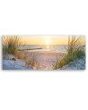 Sunset at the seaside - Picture for bedroom | FEEBY