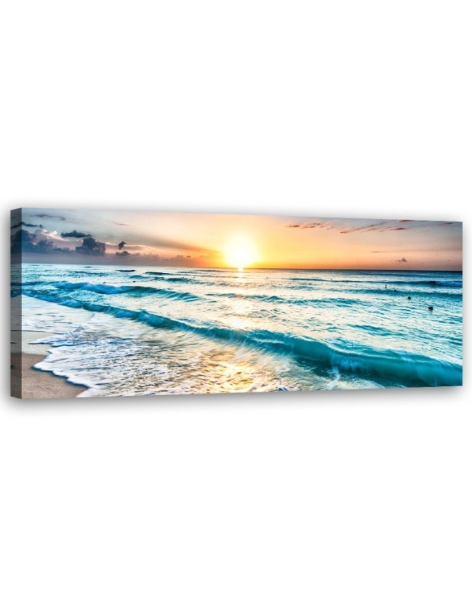 Sea waves on the beach - Wall Picture | FEEBY