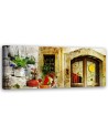 Flowers stairs street - Picture for living room and bedroom | FEEBY
