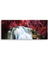 Waterfall nature red - Canvas print | FEEBY