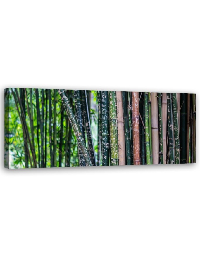 Bamboo stems - Modern painting | FEEBY
