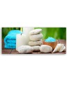 Zen spa bamboo - Canvas print for the bedroom | FEEBY