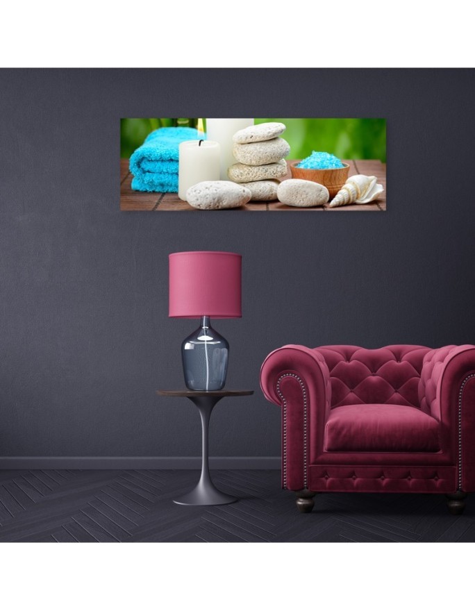 Zen spa bamboo - Canvas print for the bedroom | FEEBY
