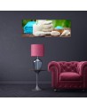 Zen spa bamboo - Canvas print for the bedroom | FEEBY