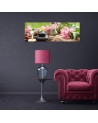 Towel candles zen stone - Bedroom wall painting | FEEBY