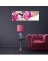 Pink orchid - Canvas painting | FEEBY