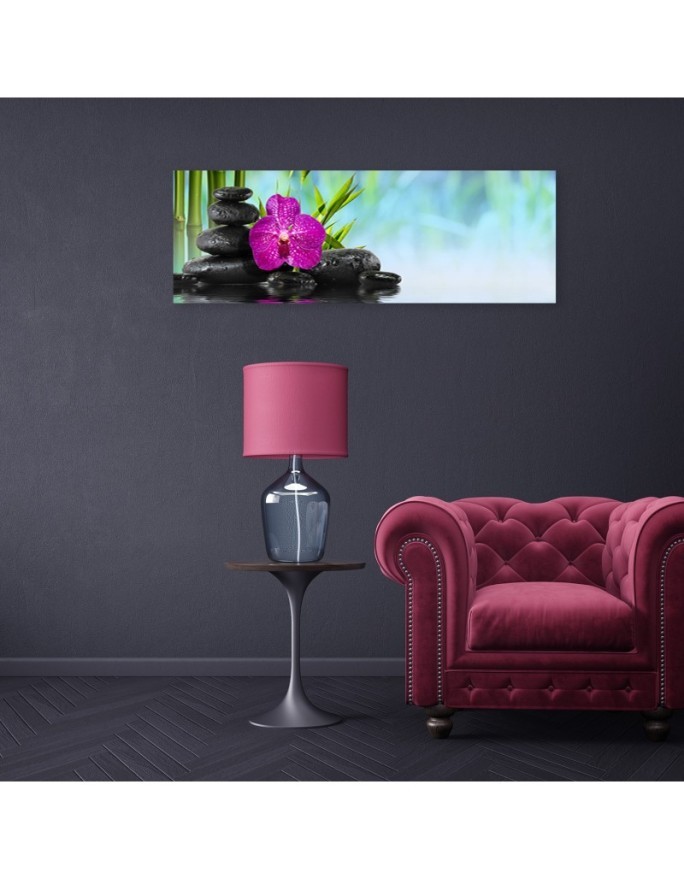 Stones on water zen - Decorative canvas picture | FEEBY