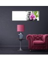 Stones orchid bamboo - Decorative painting for wall | FEEBY