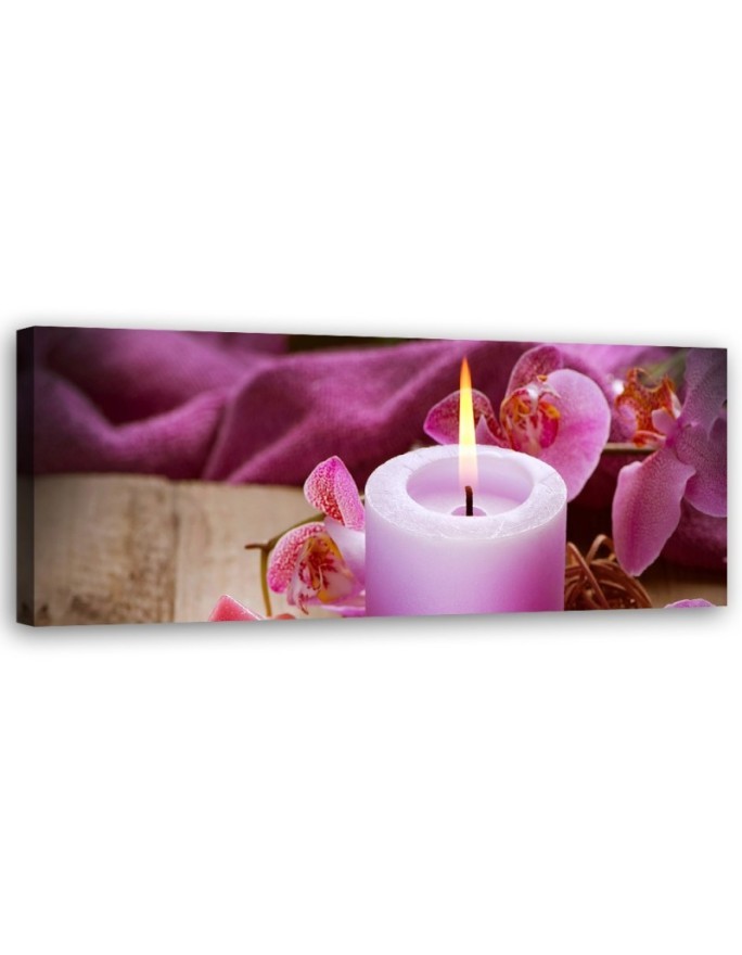 Zen spa candle - Canvas print for the bedroom | FEEBY