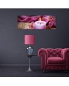 Zen spa candle - Canvas print for the bedroom | FEEBY