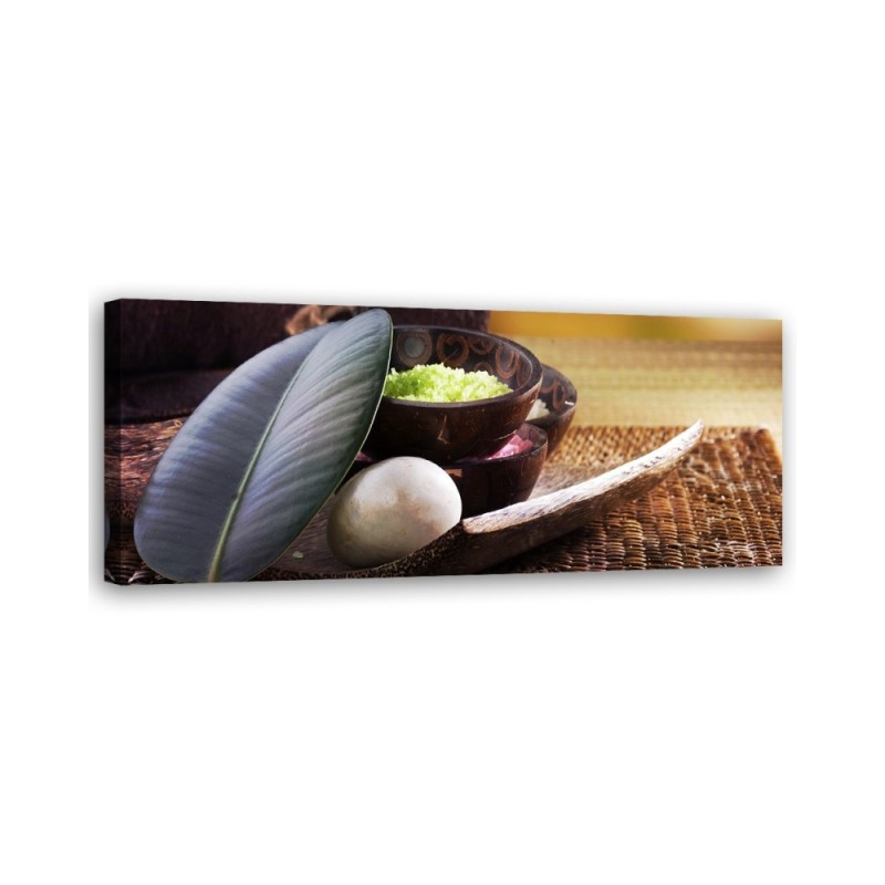 Zen composition with a leaf - Wall Picture | FEEBY