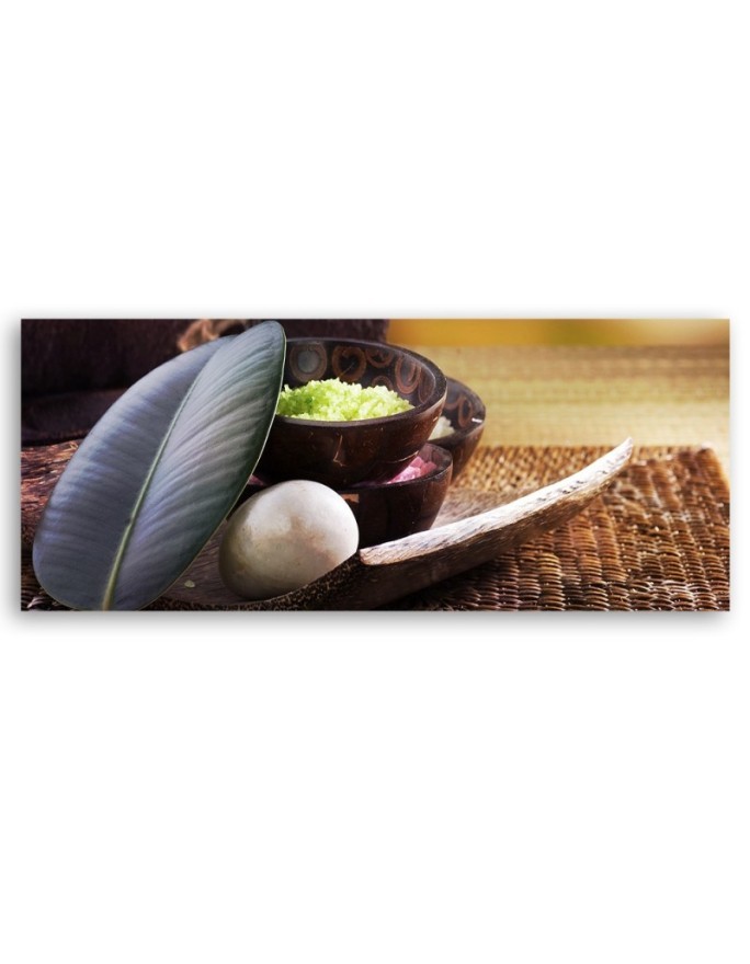 Zen composition with a leaf - Wall Picture | FEEBY