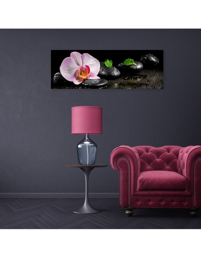 Flowering zen orchid - Bedroom wall painting | FEEBY
