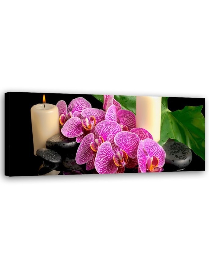 Orchid orchid candles - Canvas print | FEEBY