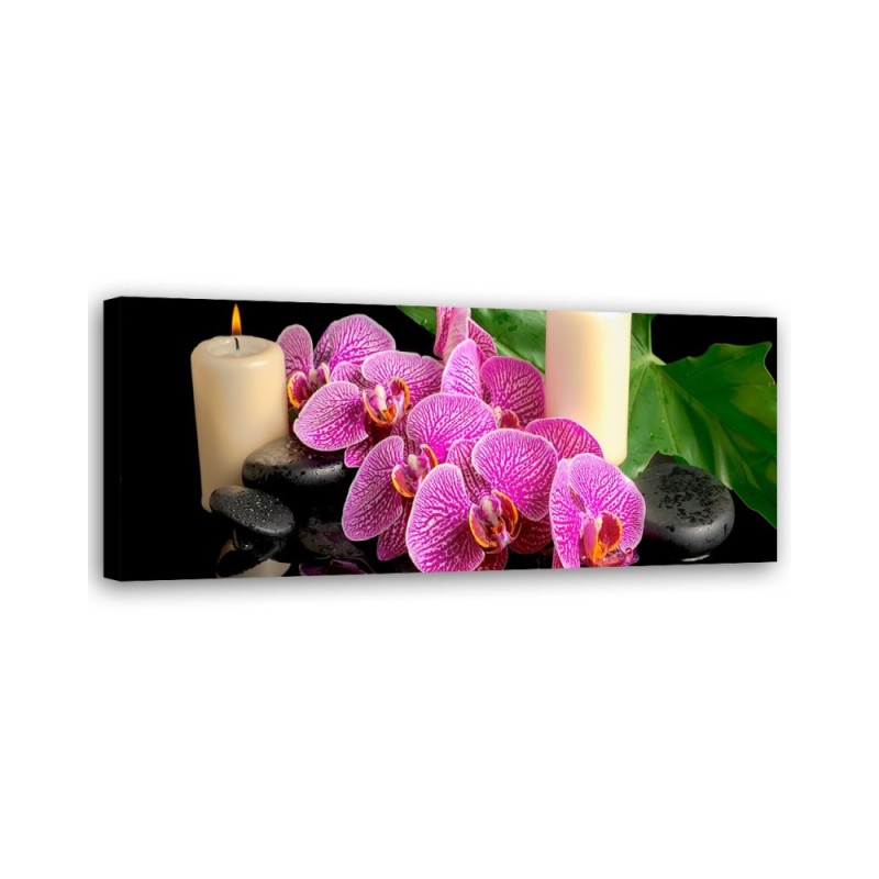 Orchid orchid candles - Canvas print | FEEBY