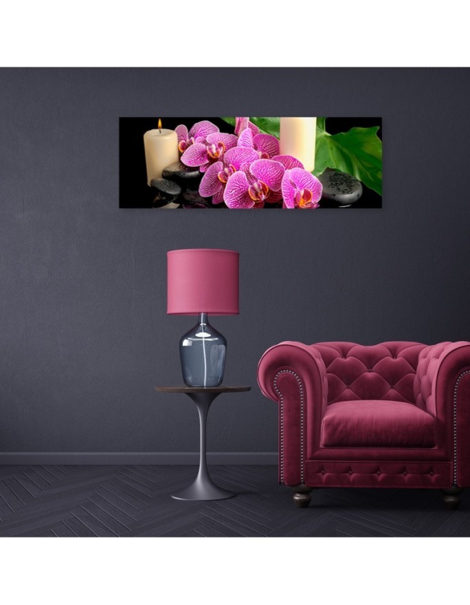 Orchid orchid candles - Canvas print | FEEBY