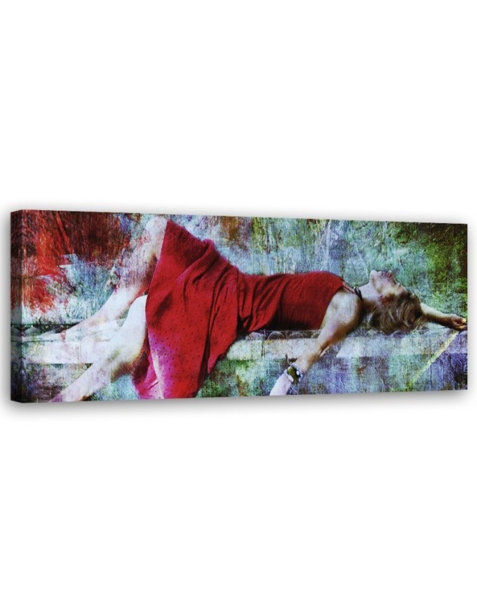 Woman on a bridge - Image for a room | FEEBY
