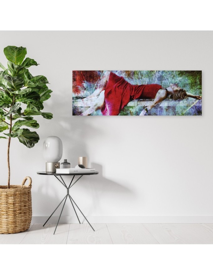 Woman on a bridge - Image for a room | FEEBY