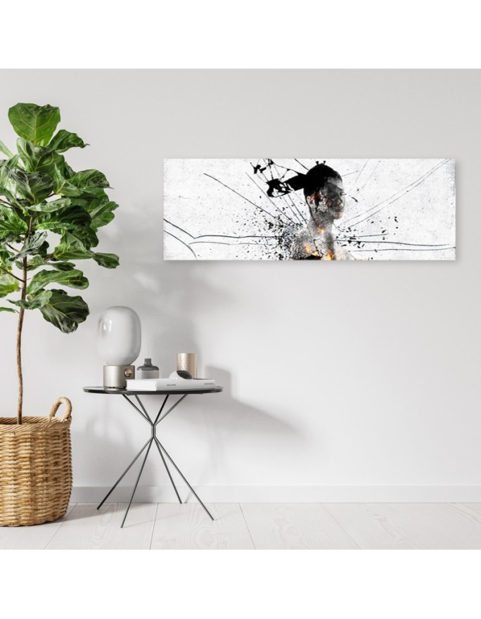 Abstract woman - Canvas print for the living room | FEEBY