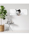 Abstract woman - Canvas print for the living room | FEEBY