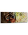 Woman and hummingbirds - Canvas print for the bedroom | FEEBY