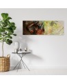 Woman and hummingbirds - Canvas print for the bedroom | FEEBY