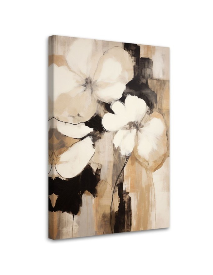 Canvas print for the wall - Boho flowers | FEEBY