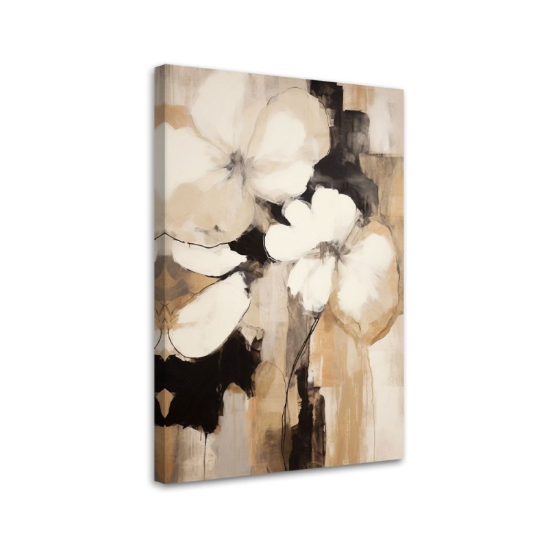 Canvas print for the wall - Boho flowers | FEEBY
