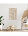 Wall painting for living room - Geometric forms | FEEBY