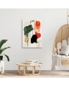 Bedroom wall painting - Abstract colour composition | FEEBY