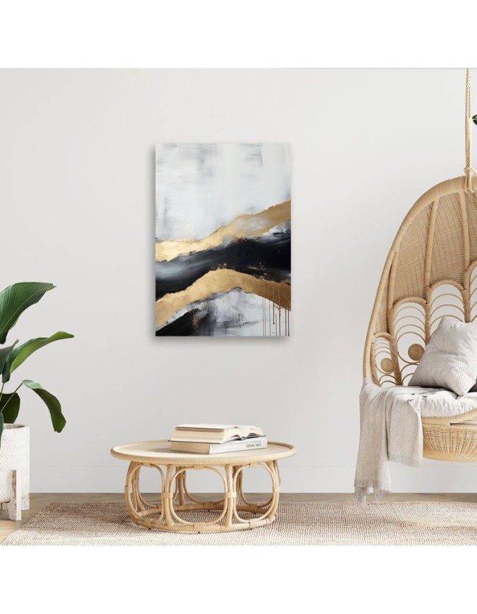 Canvas print - Golden abstraction | FEEBY