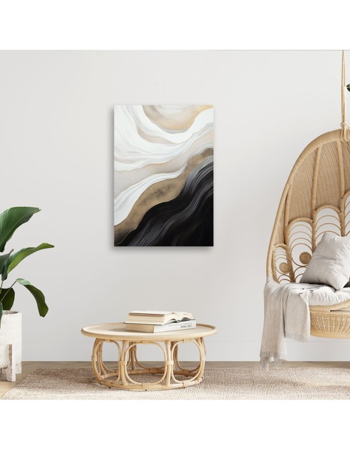 Canvas print - Wavy composition | FEEBY